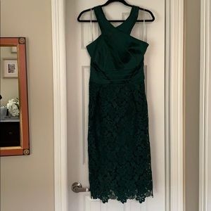 Kay Unger Emerald Green Dress.
